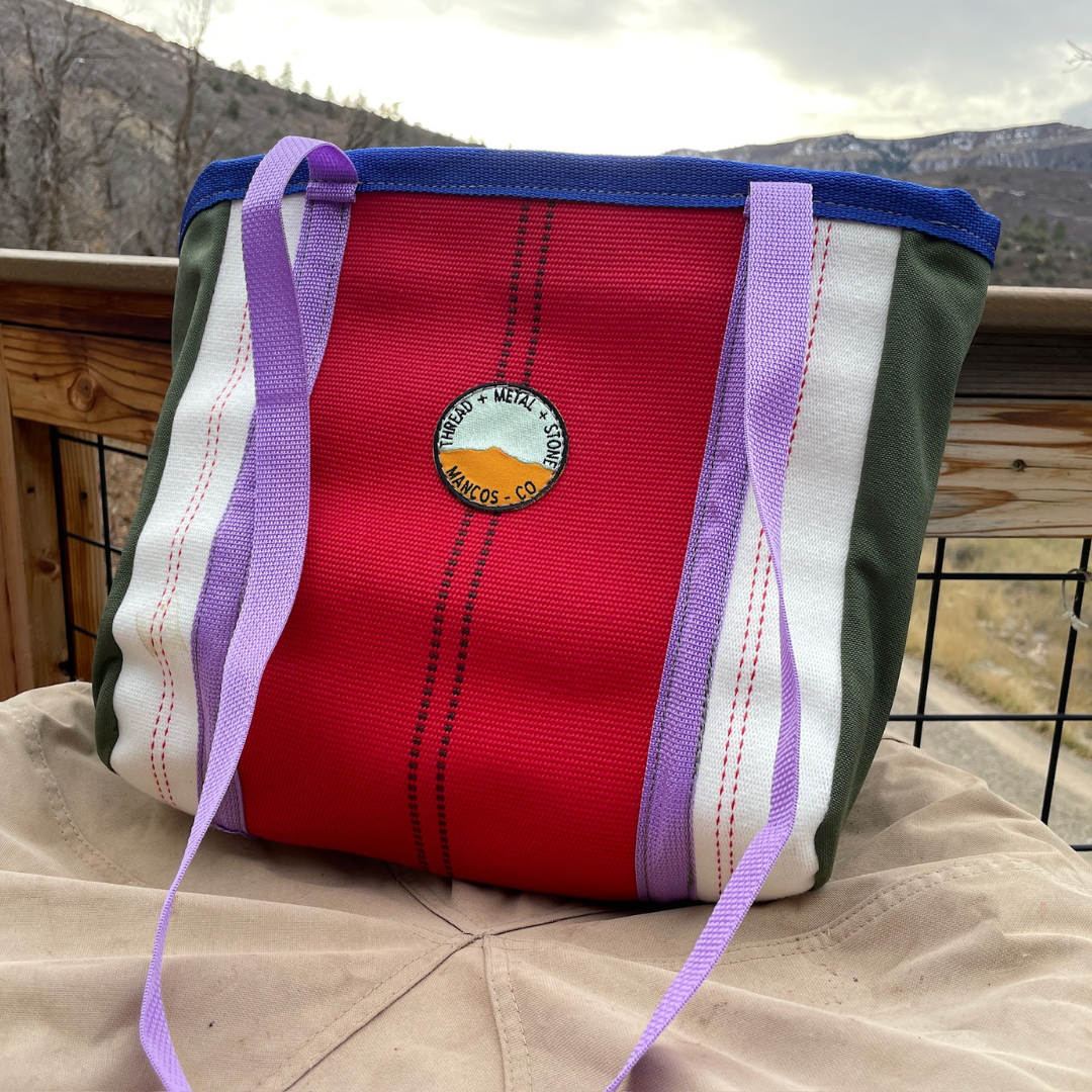 Fire Hose Tote - Two Handle Small Tote