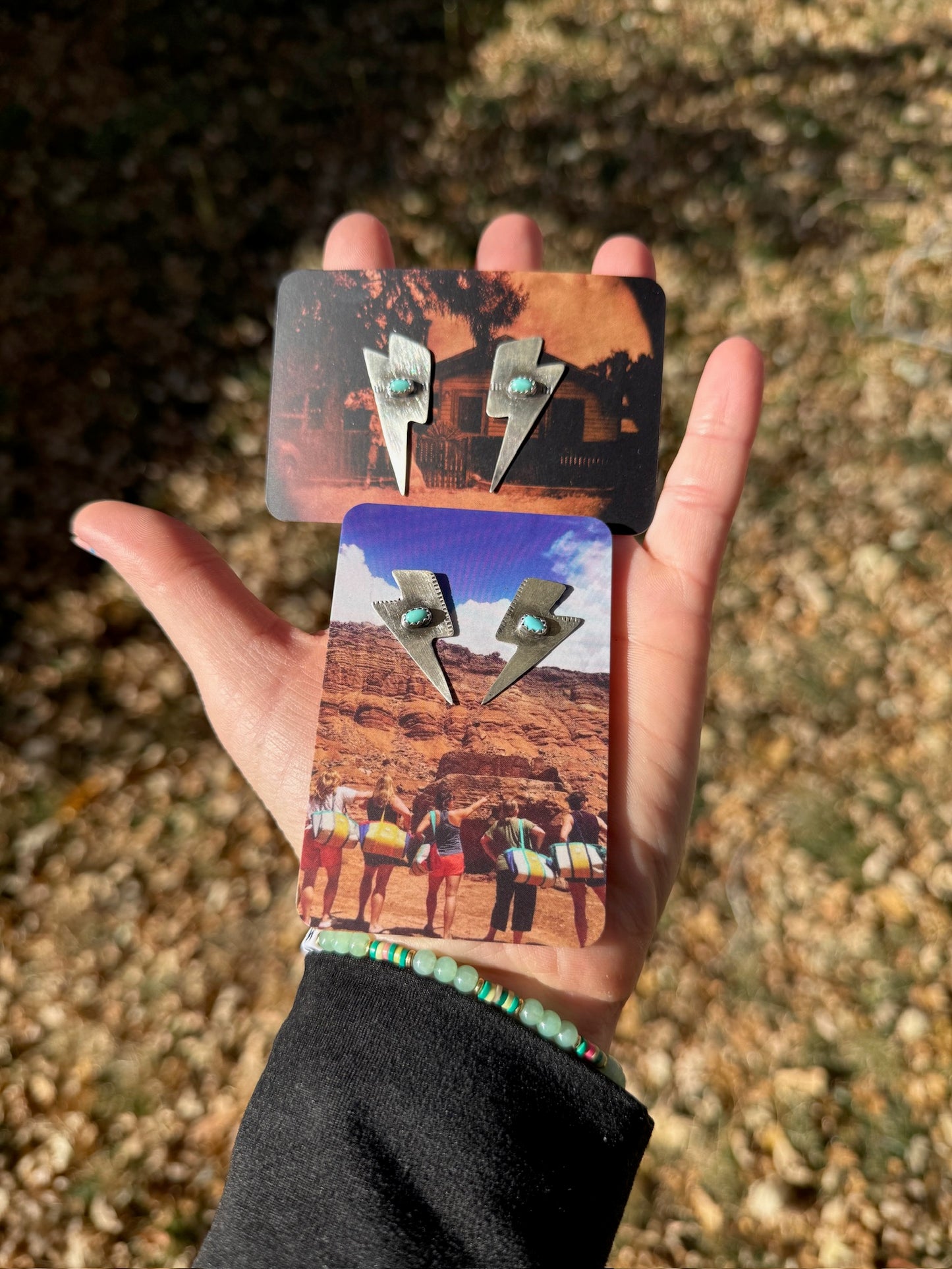 Lightning Bolt Textured Studs