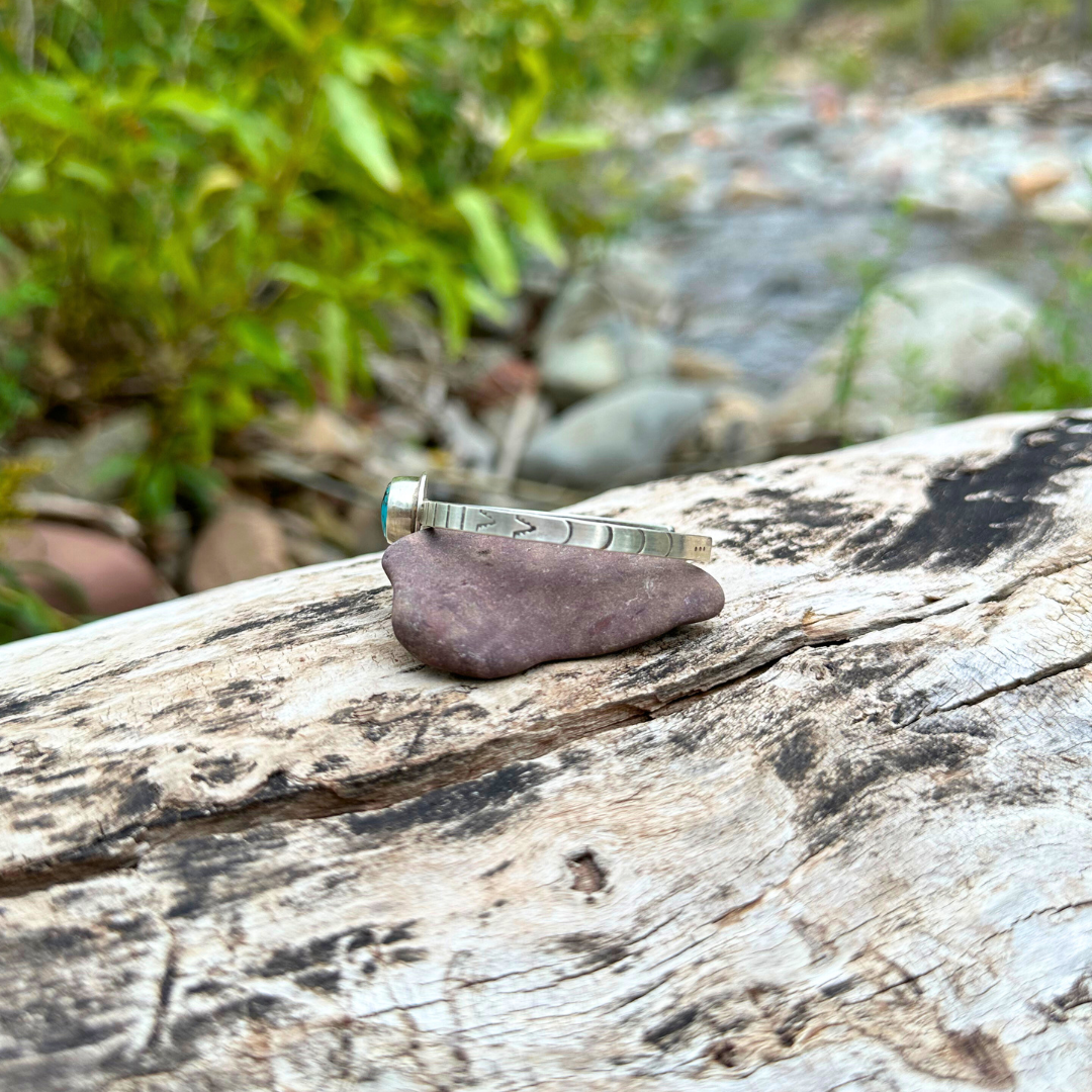 Turquoise Silver Stacking Cuff