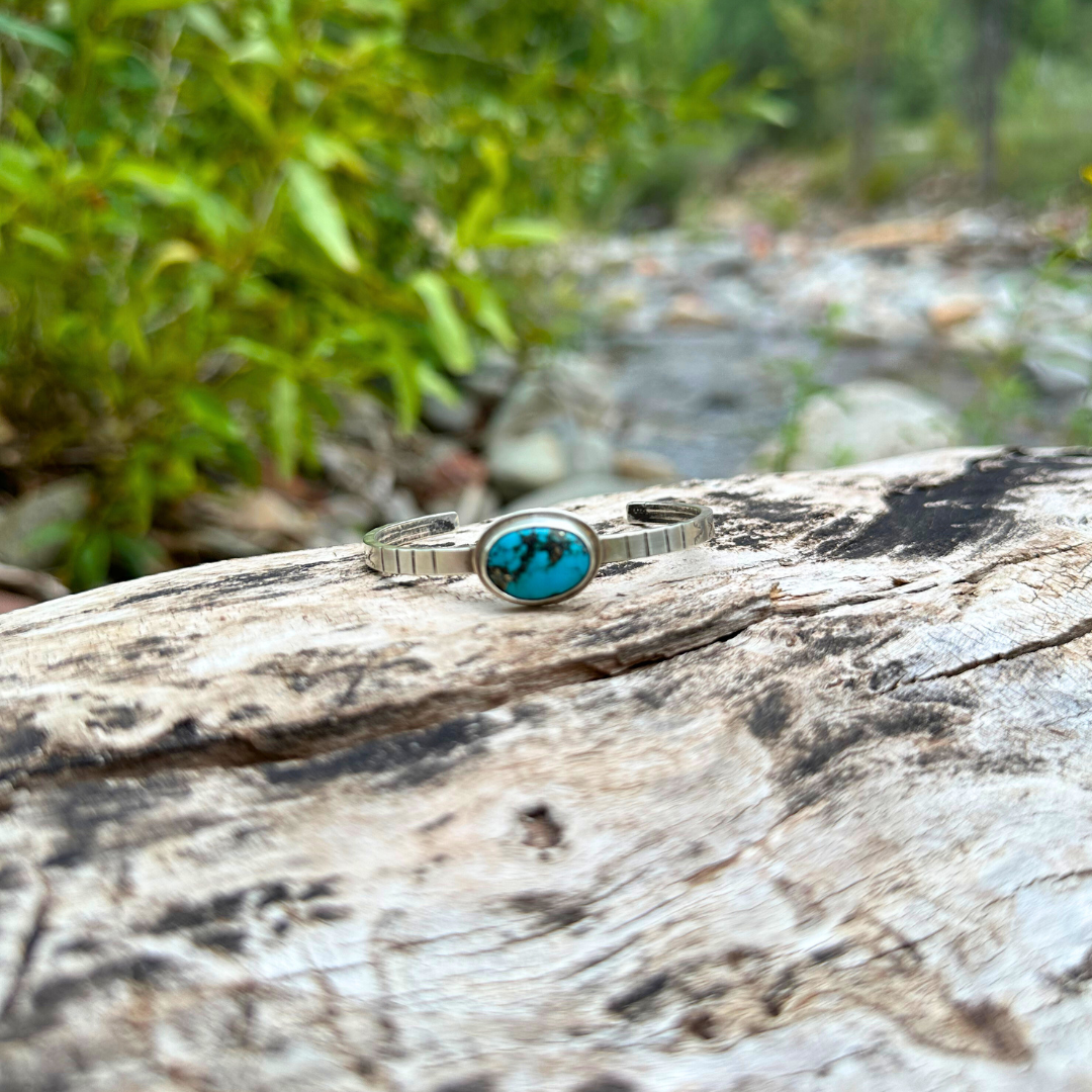 Turquoise Silver Stacking Cuff