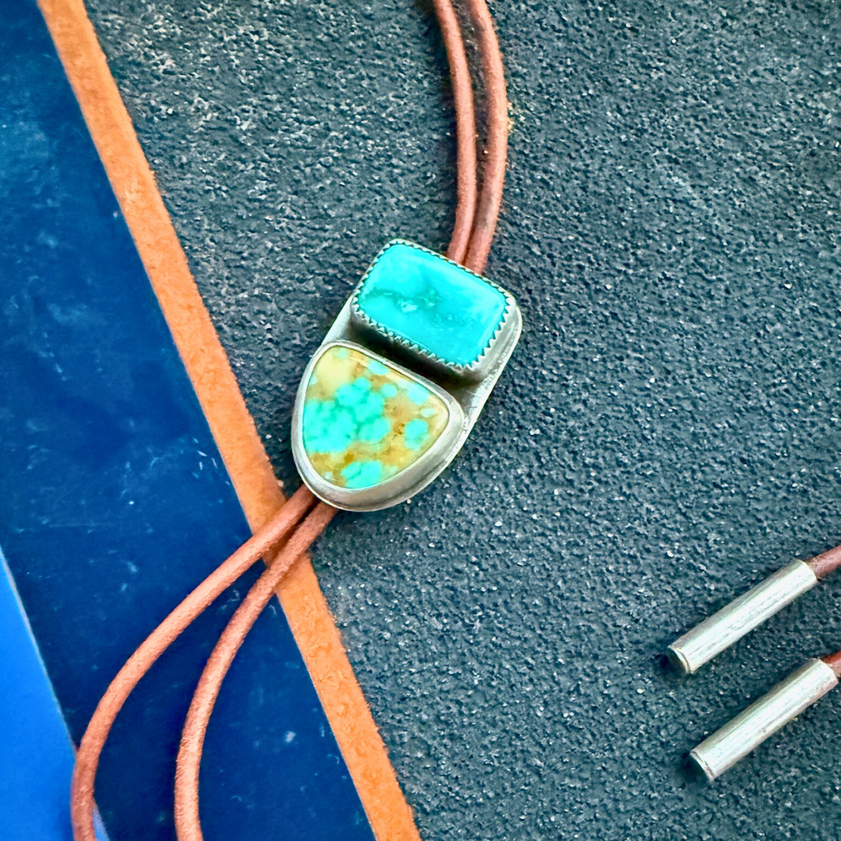 Mixed Turquoise Lady Bolo