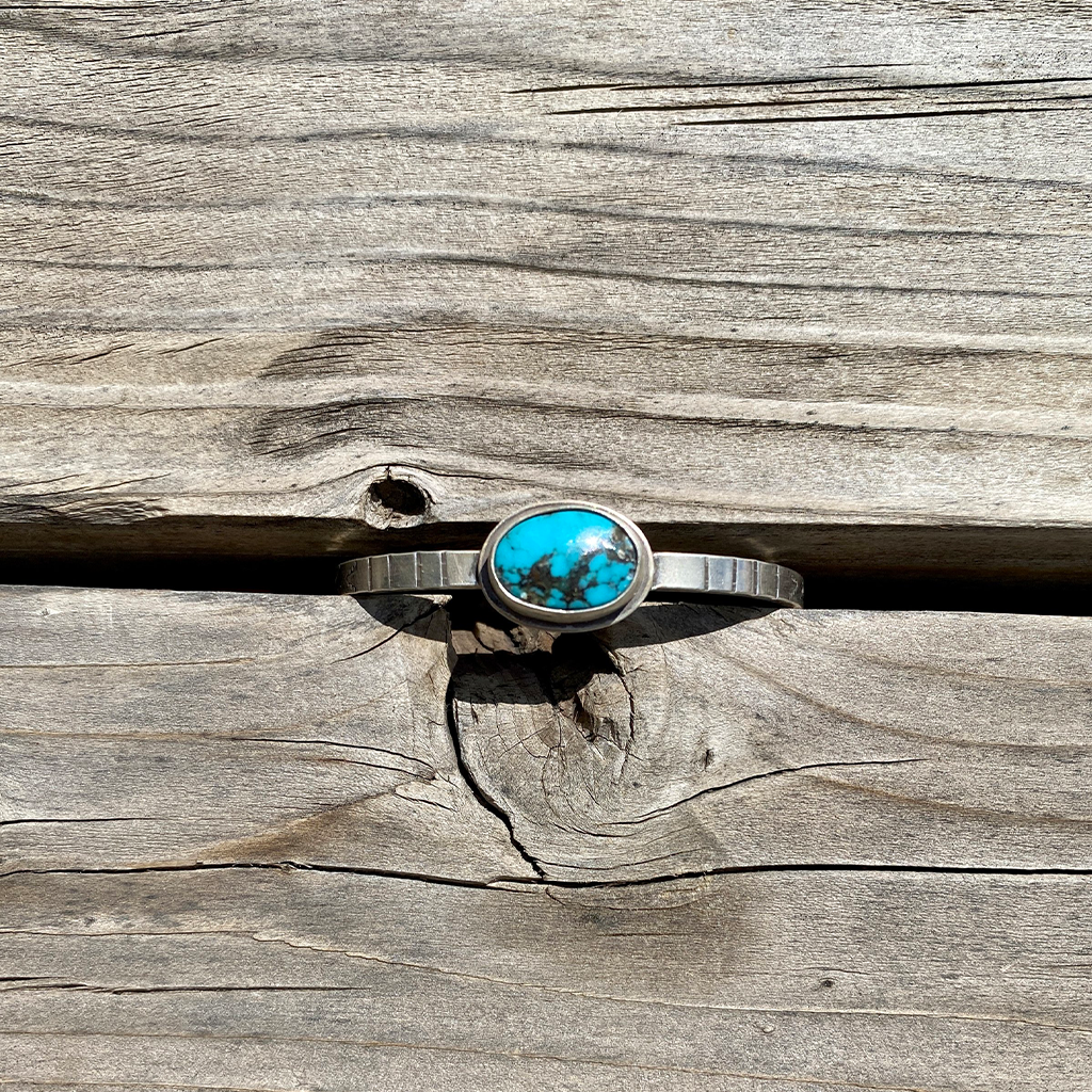 Turquoise Silver Stacking Cuff