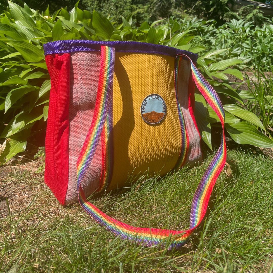 Fire Hose Tote - Two Handle Small Tote