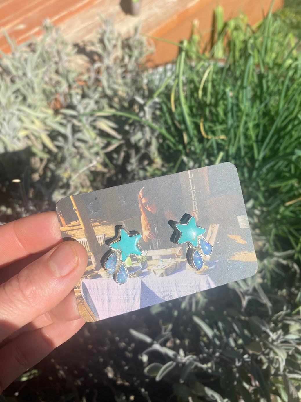 Opal + Turquoise Jem Earrings