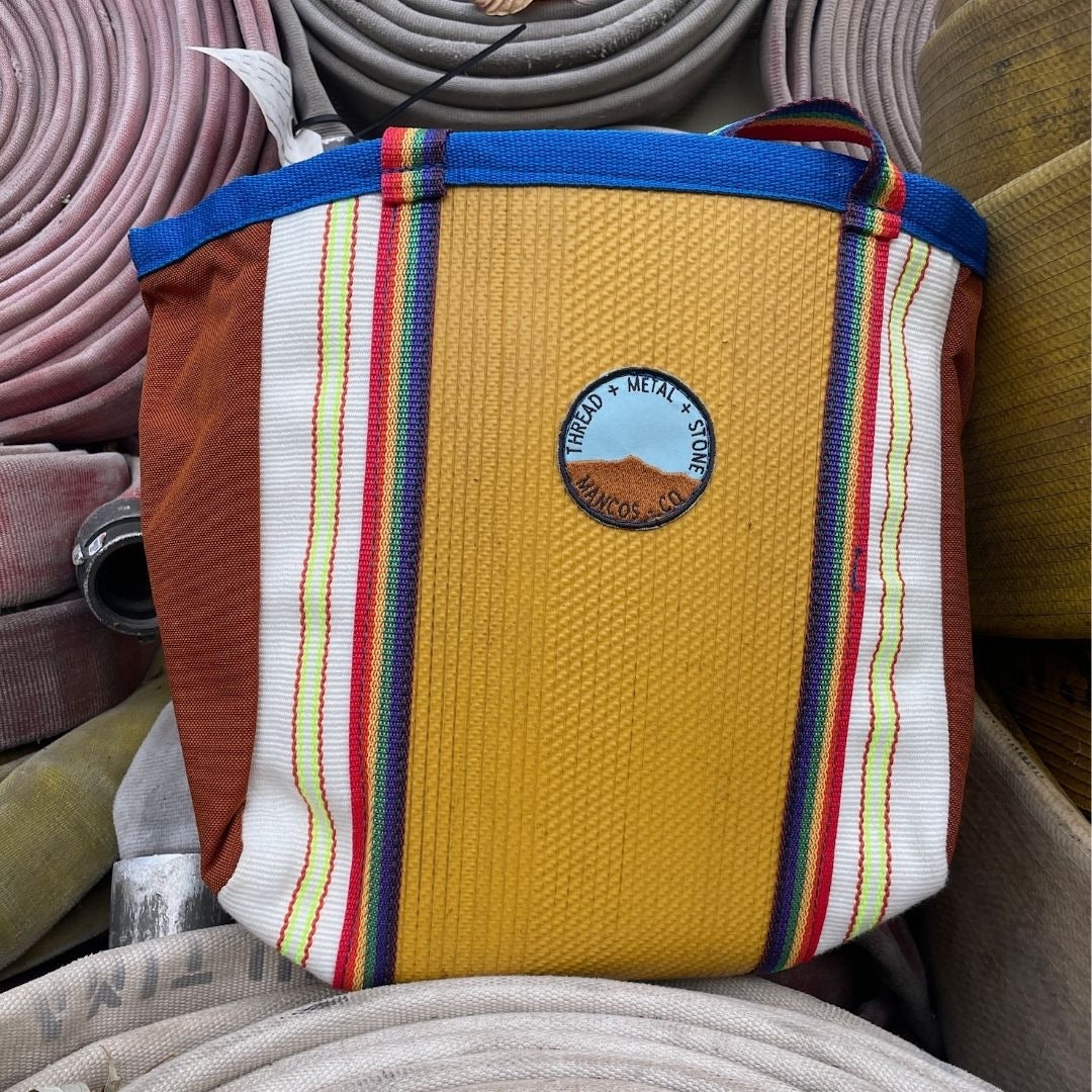 Repurposed Fire Hose Tote - Small