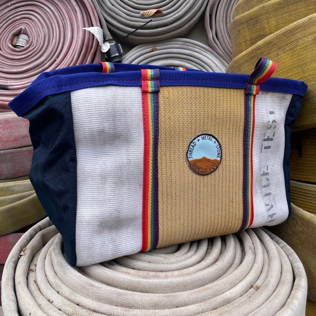 Repurposed Fire Hose Tote - Large