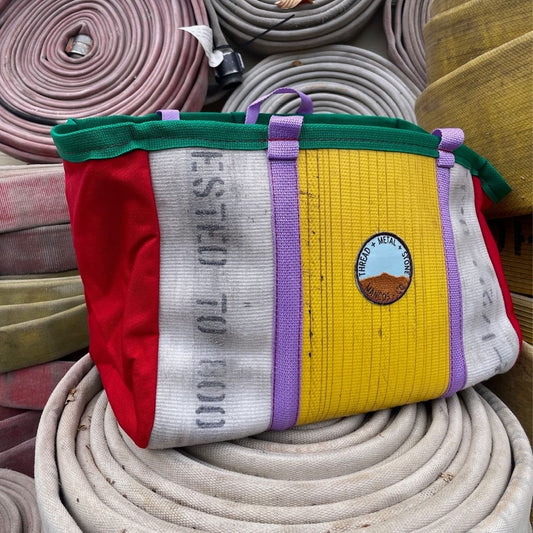 Repurposed Fire Hose Tote - Large
