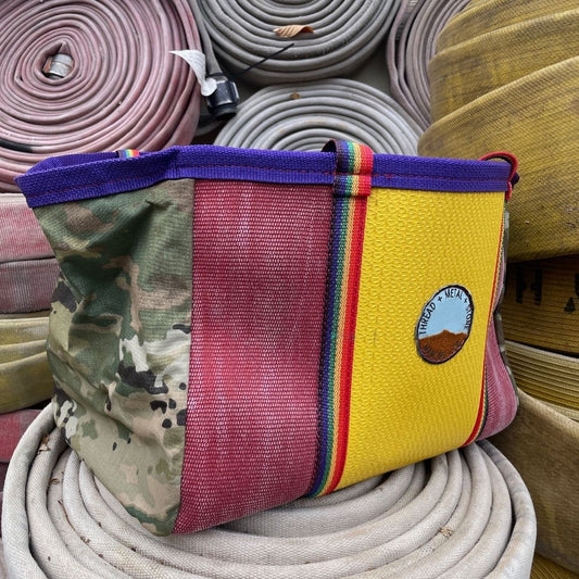 Repurposed Fire Hose Tote - Large