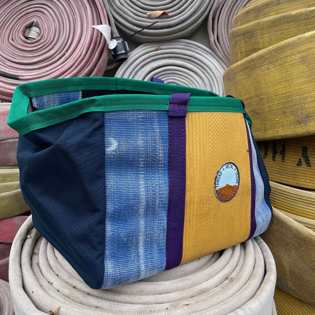 Repurposed Fire Hose Tote - Large