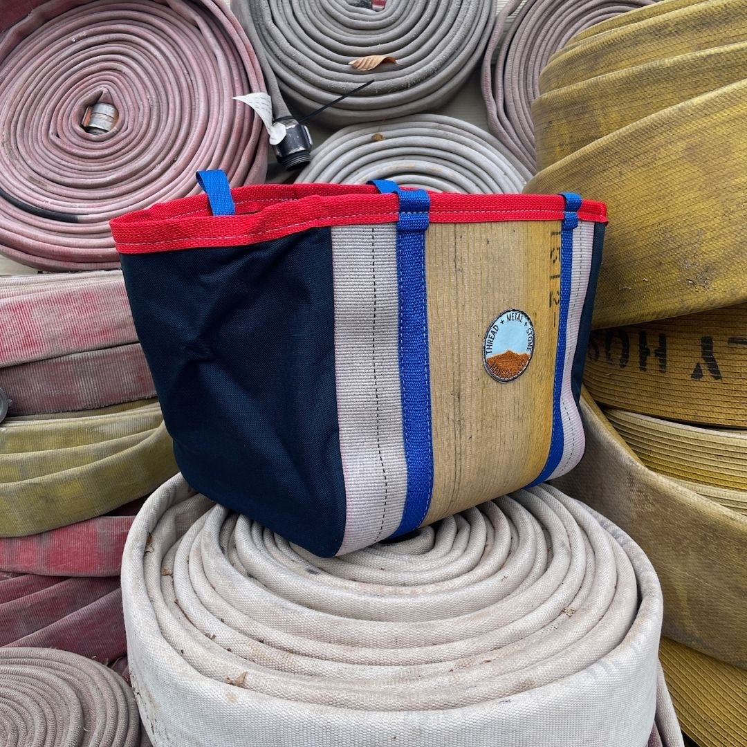Repurposed Fire Hose Tote - Medium