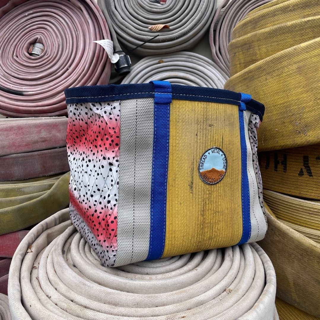 Repurposed Fire Hose Tote - Medium