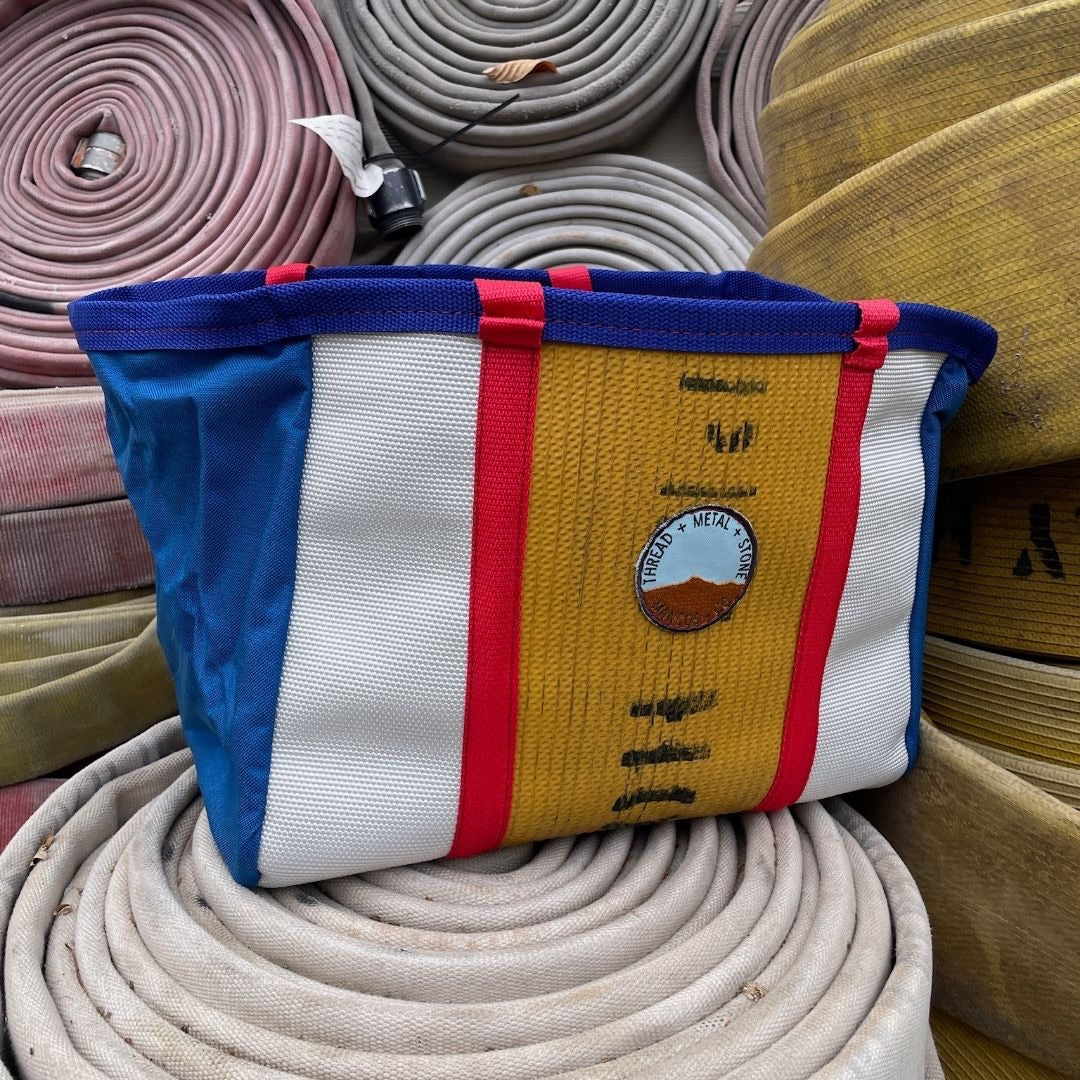 Repurposed Fire Hose Tote - Large