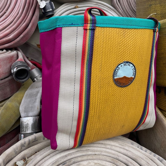 Repurposed Fire Hose Tote - Small