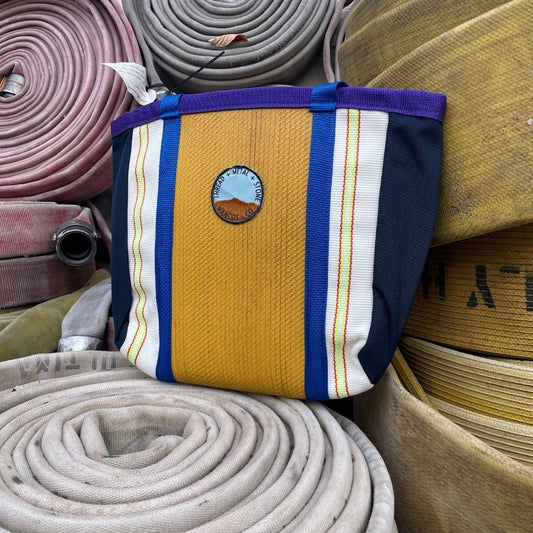 Repurposed Fire Hose Tote -Small
