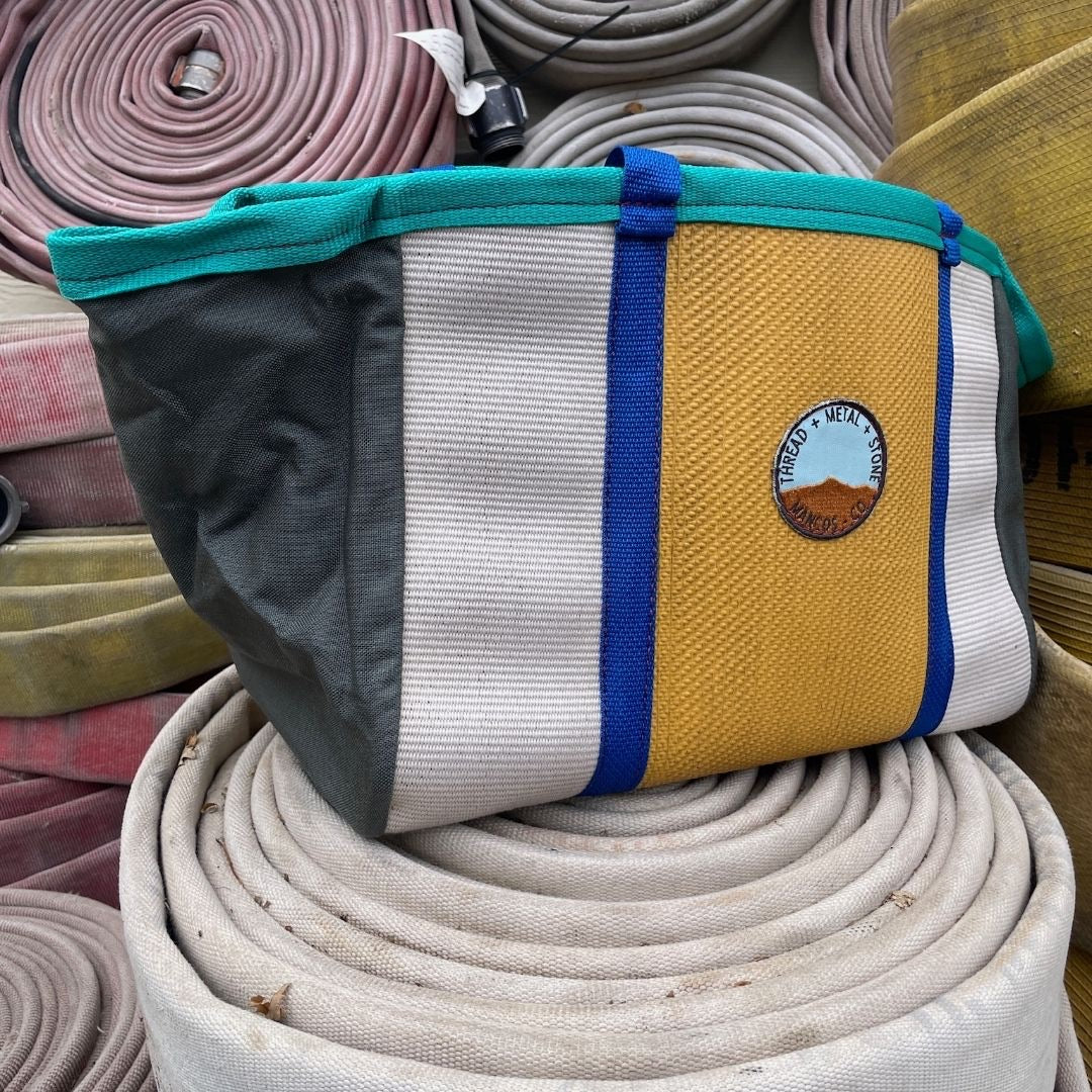 Repurposed Fire Hose Tote - Large