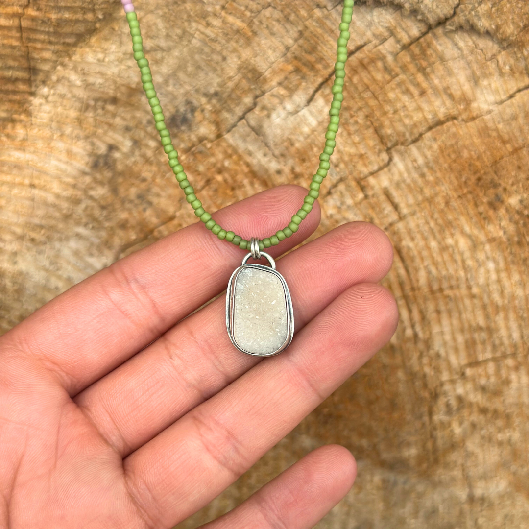 Druzy Warrior Necklace