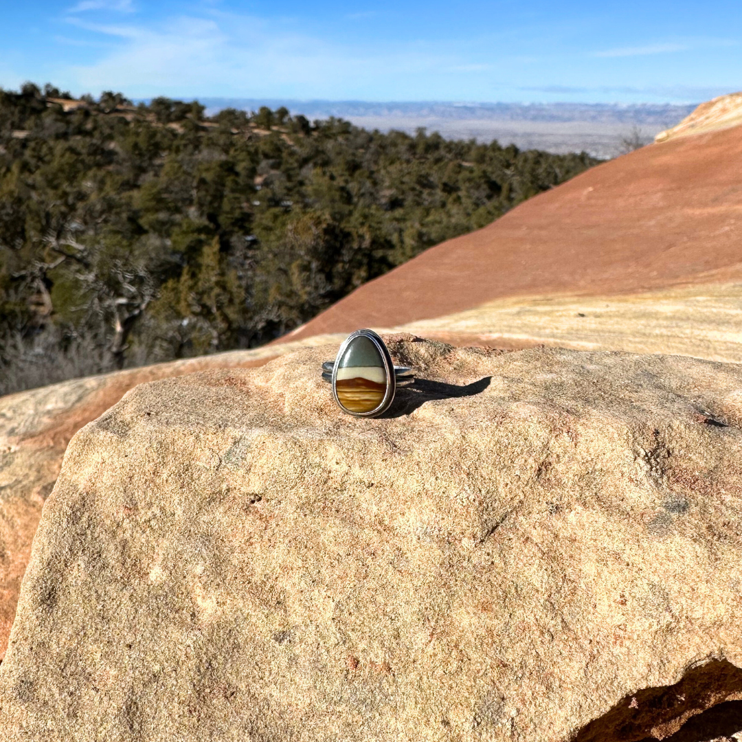 Desert Jasper Ring - Size 8