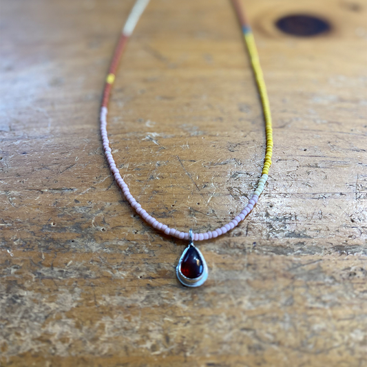 Garnet Warrior Necklace