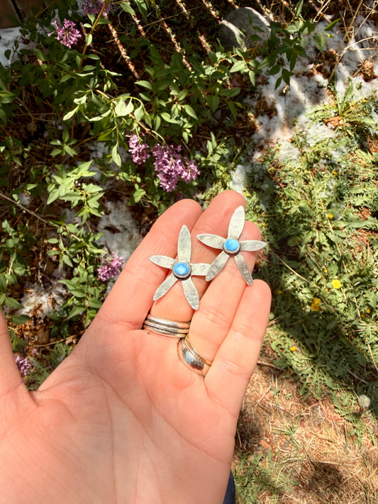 Blue Hill Turquoise Spring Studs