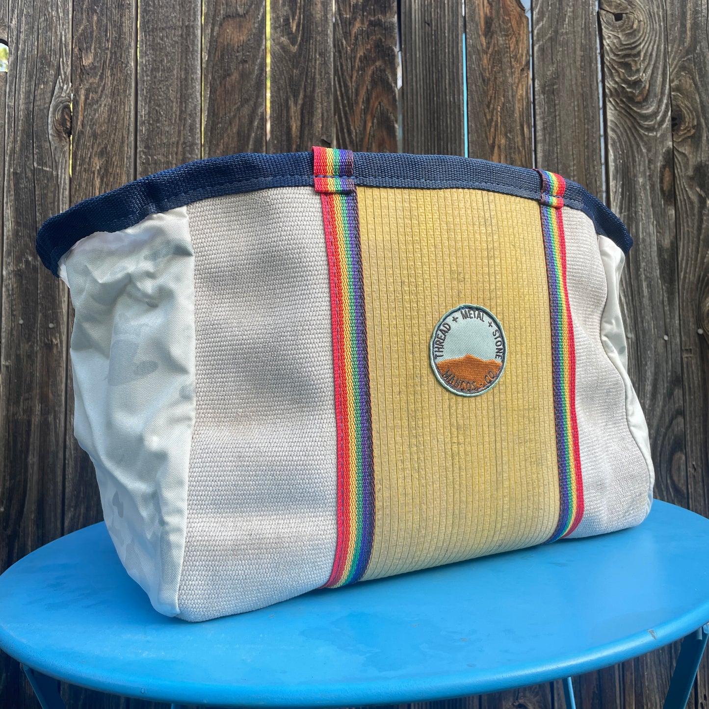 Repurposed Fire Hose Tote - Large