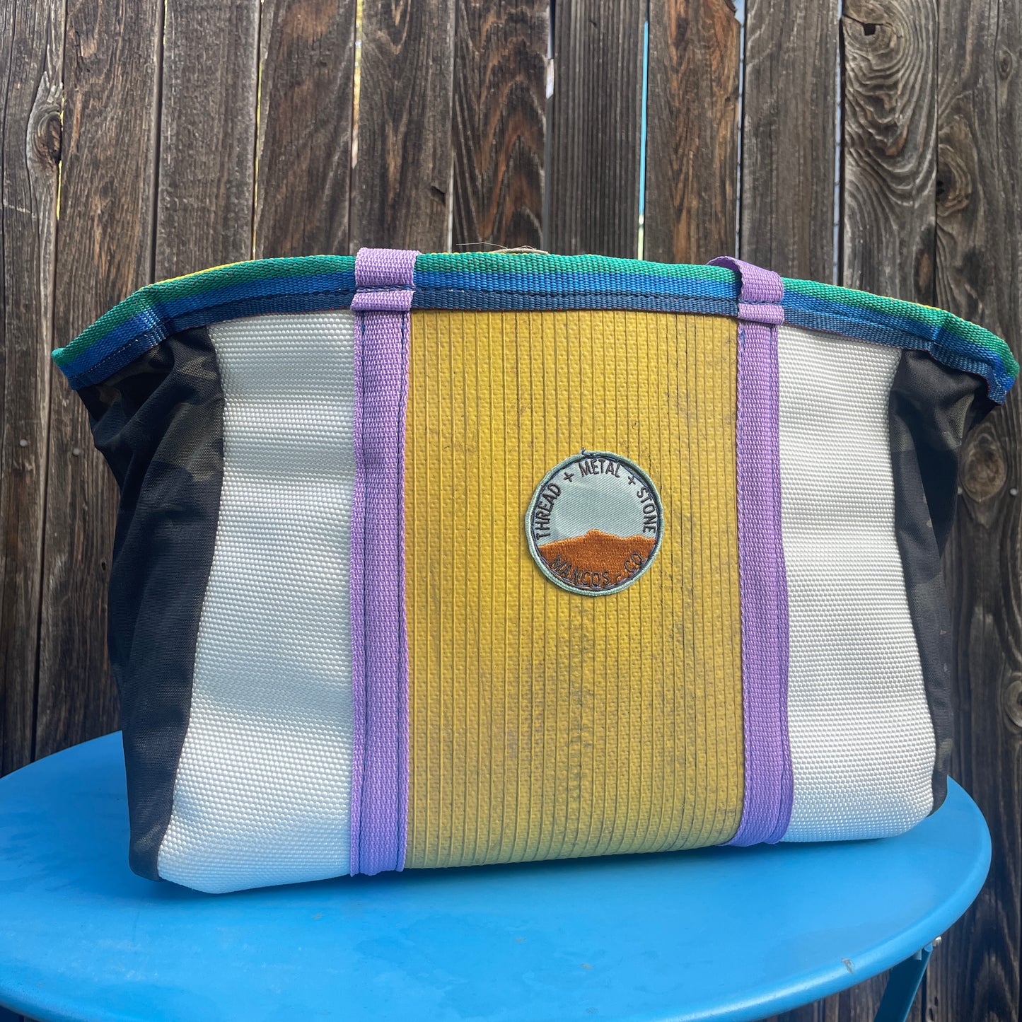 Repurposed Fire Hose Tote - Large