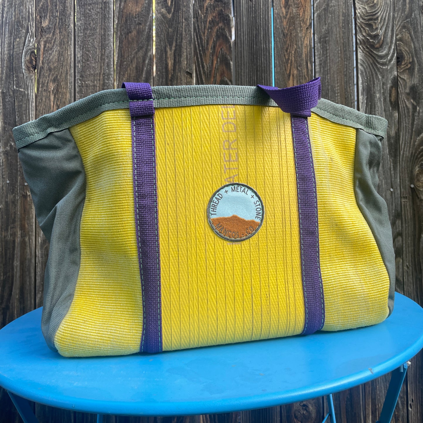 Repurposed Fire Hose Tote - Large