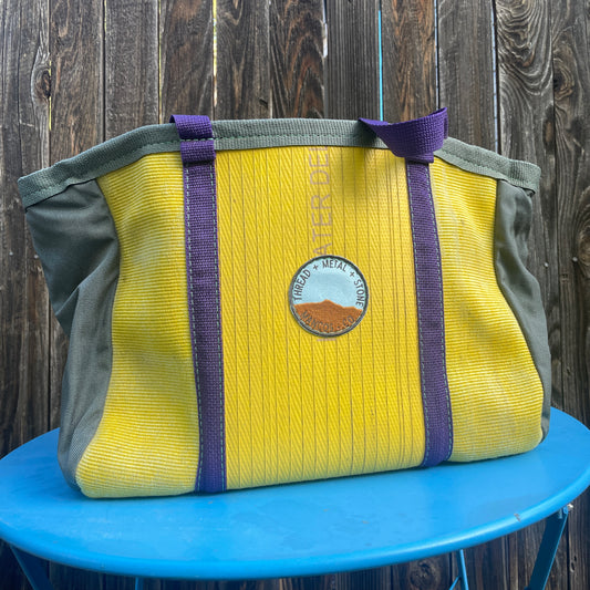 Repurposed Fire Hose Tote - Large