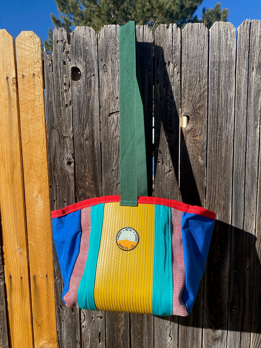 Fire Hose Tote - One Extended Handle Medium Tote