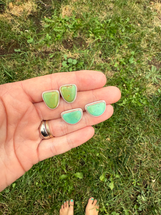 (Reserved for Erin) Half Moon Studs
