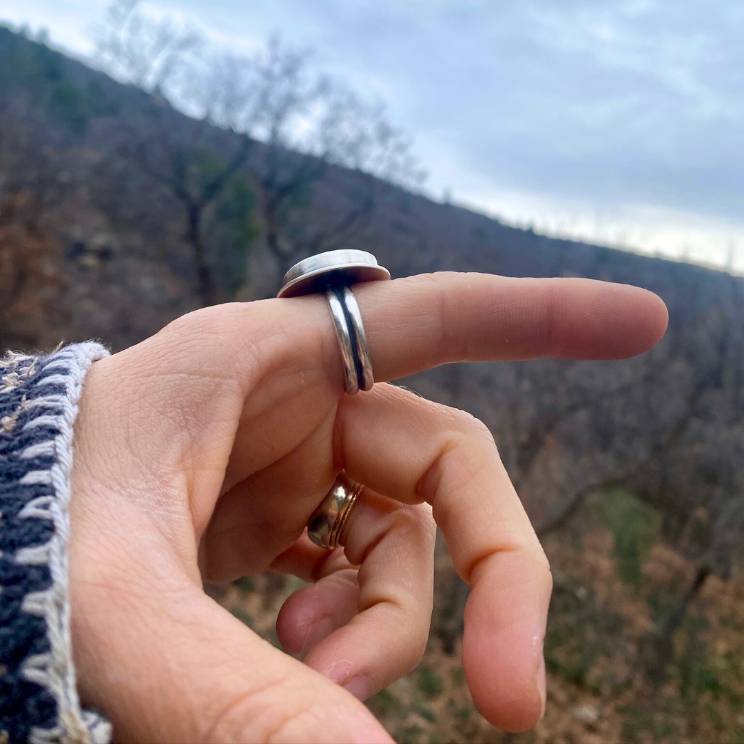 Desert Jasper Ring - Size 8