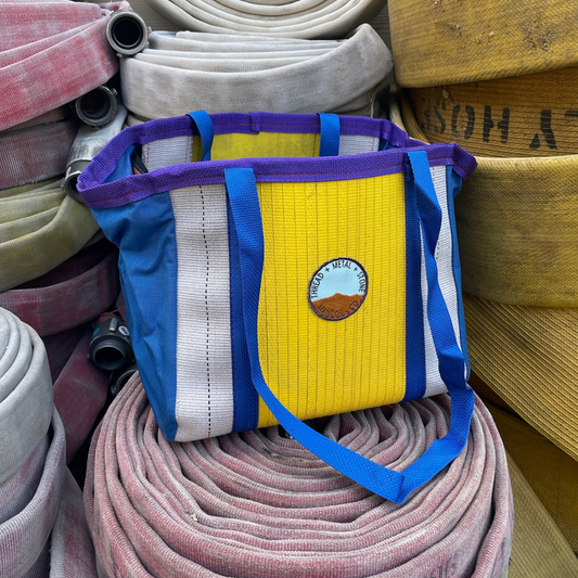 Repurposed Fire Hose Tote - Medium