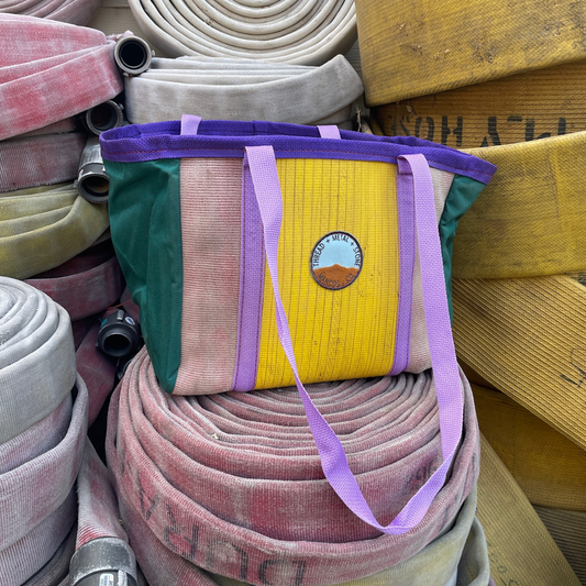 Repurposed Fire Hose Tote - Medium