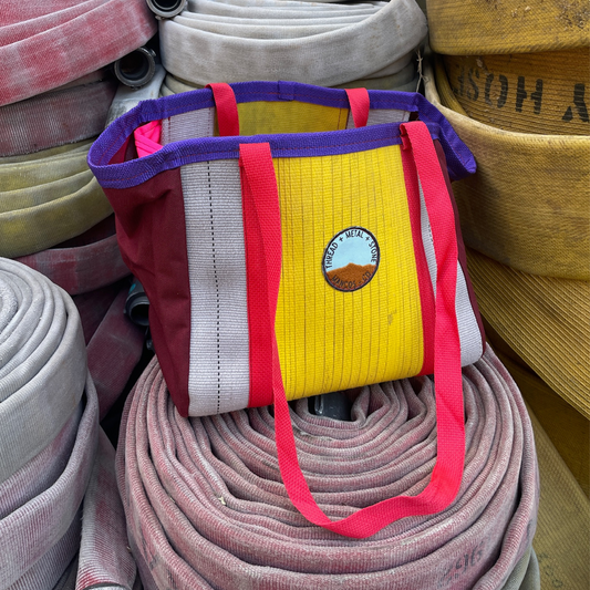 Repurposed Fire Hose Tote - Medium