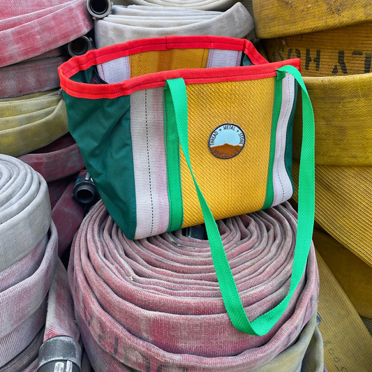 Repurposed Fire Hose Tote - Medium