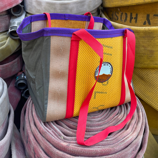 Repurposed Fire Hose Tote - Medium