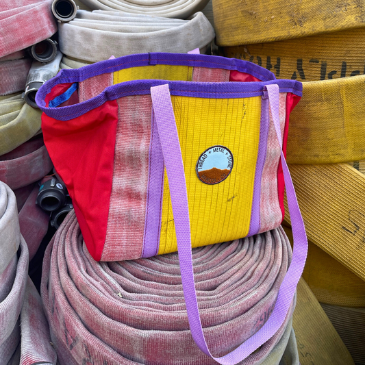 Repurposed Fire Hose Tote - Medium