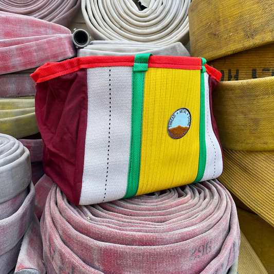 Repurposed Fire Hose Tote - Large