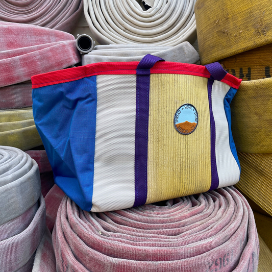 Repurposed Fire Hose Tote - Large