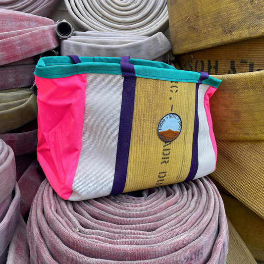 Repurposed Fire Hose Tote - Large