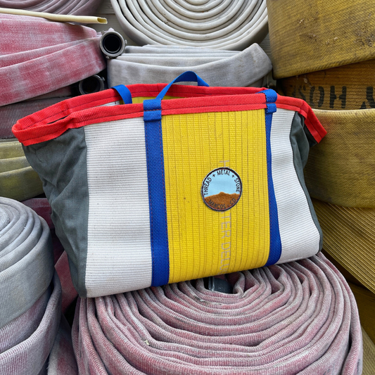 Repurposed Fire Hose Tote - Large