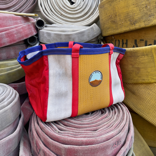 Repurposed Fire Hose Tote - Large