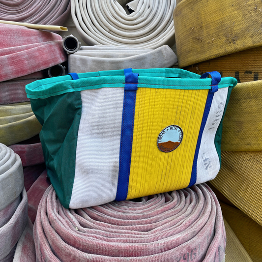 Repurposed Fire Hose Tote - Large