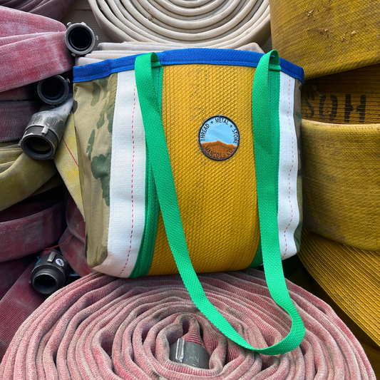 Repurposed Fire Hose Tote - Small