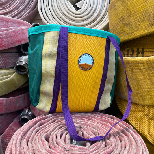 Repurposed Fire Hose Tote - Small