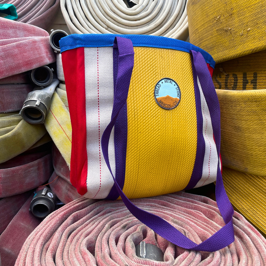 Repurposed Fire Hose Tote - Small