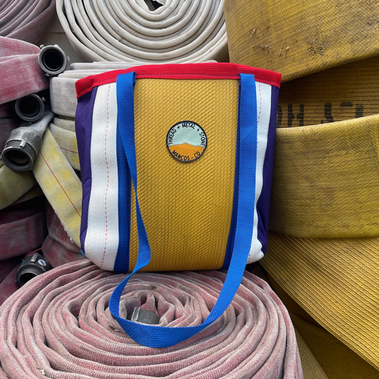 Repurposed Fire Hose Tote - Small