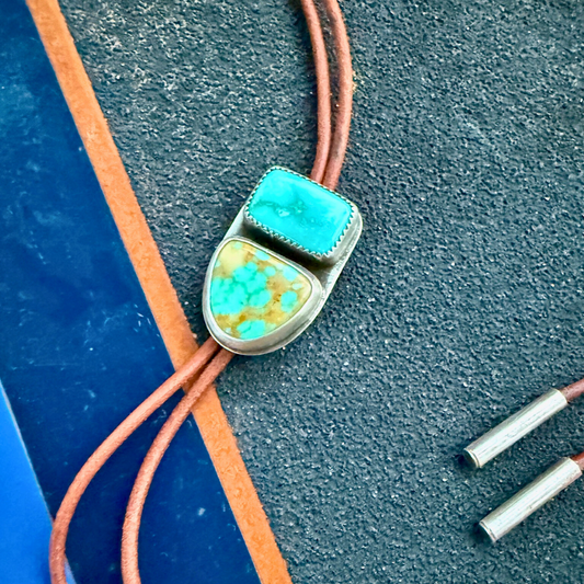 Mixed Turquoise Lady Bolo
