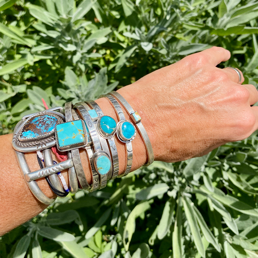 Turquoise Silver Stacking Cuff