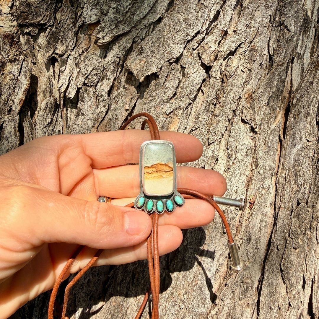 Turquoise + Jasper Lady Bolo