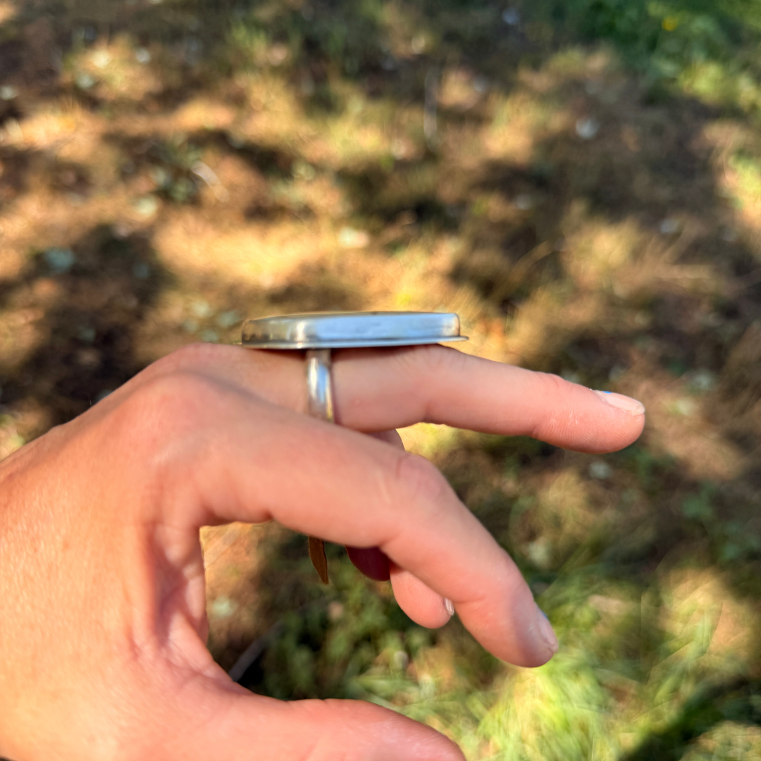 Variscite River Ring - Size 8